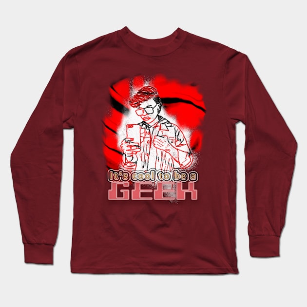 Geek Long Sleeve T-Shirt by djmrice